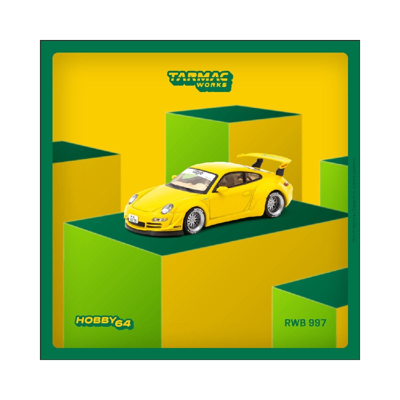 Tarmac Works 1:64 RWB 997 Notting Hill  Yellow  Hobby64