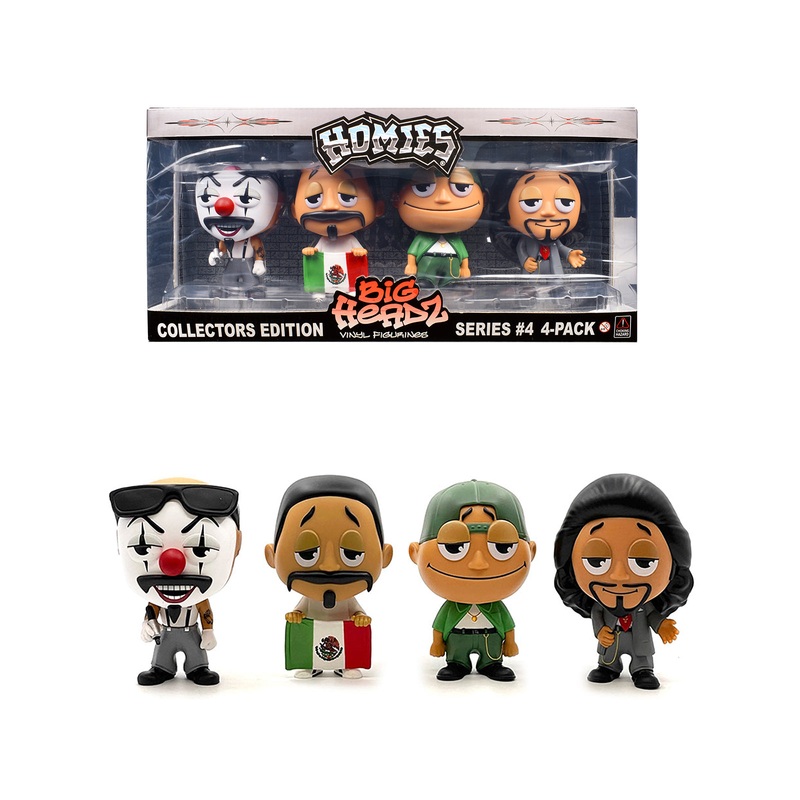 “Homies Big Headz” Series 4 Collector’s Edition 4-Pack of Figures by Homies