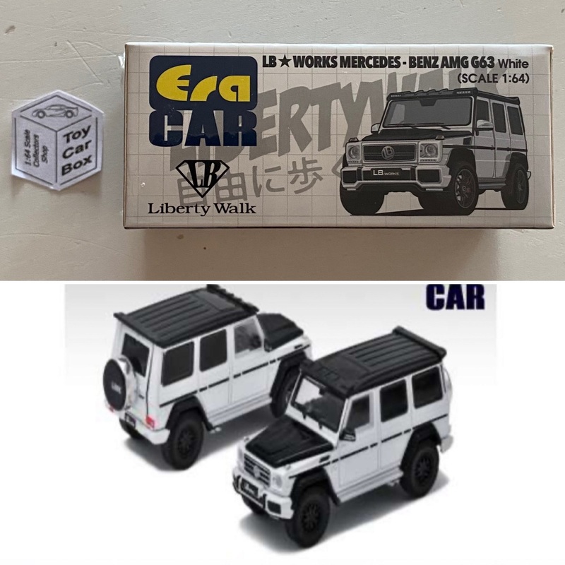 ERA CAR – LB Works Mercedes-Benz AMG G63 (1:64 Scale – White – Boxed) K00g