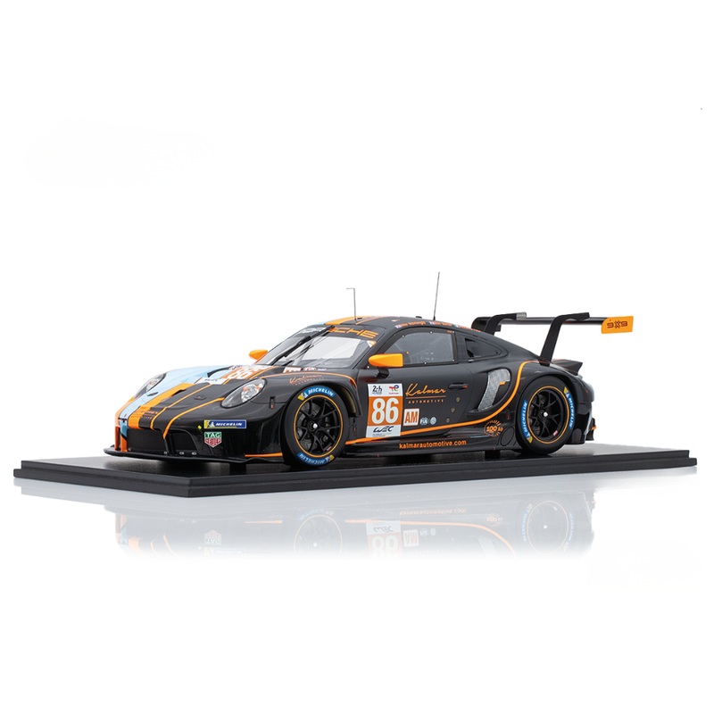 Spark Models Porsche 911 RSR – 19 No.86 GR Racing 3rd LM GTE AM class Le Mans 24H 2023-M. Wainwright – B. Barker – R. Pera 1/12 Scale Model Car