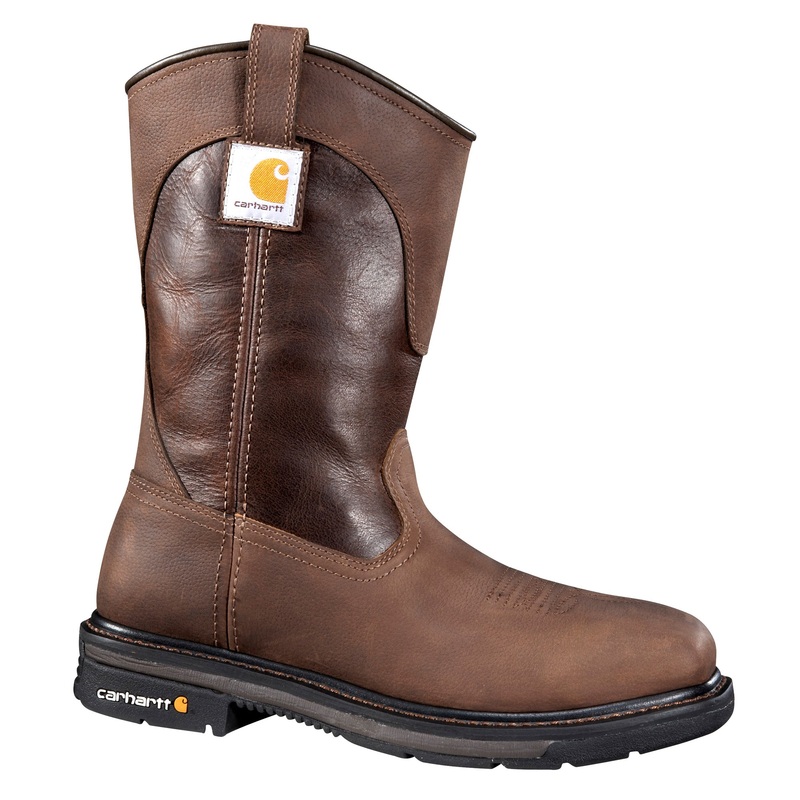 Men’s Square Steel Toe Wellington Work Boots CMP1218 9 Medium