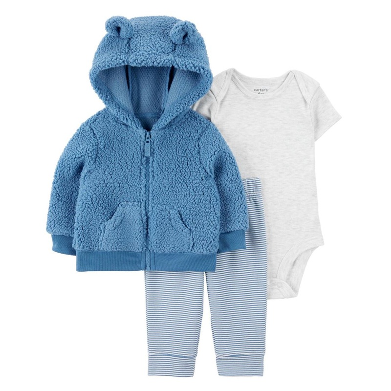 Baby Boys’ 3-Piece Bear Jacket Set 1R981310 Newborn
