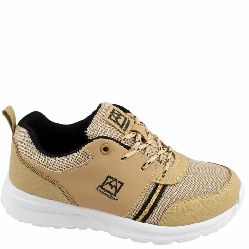 Boys’ Avalanche Sneakers AV87477 Taupe/Black Children’s 13