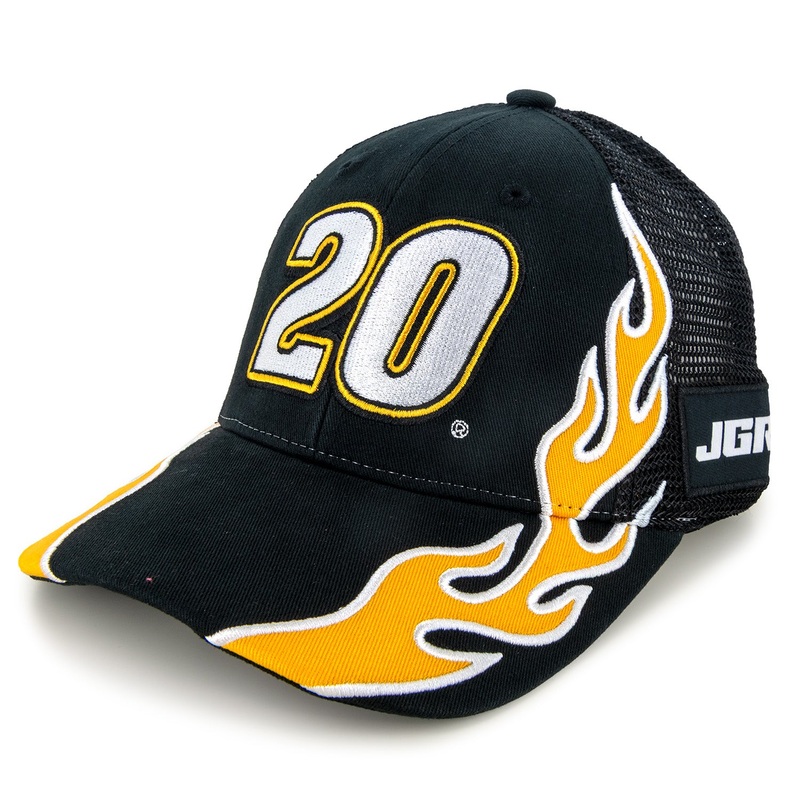 Christopher Bell 2025 Flame #20 Mesh Hat Black Adult