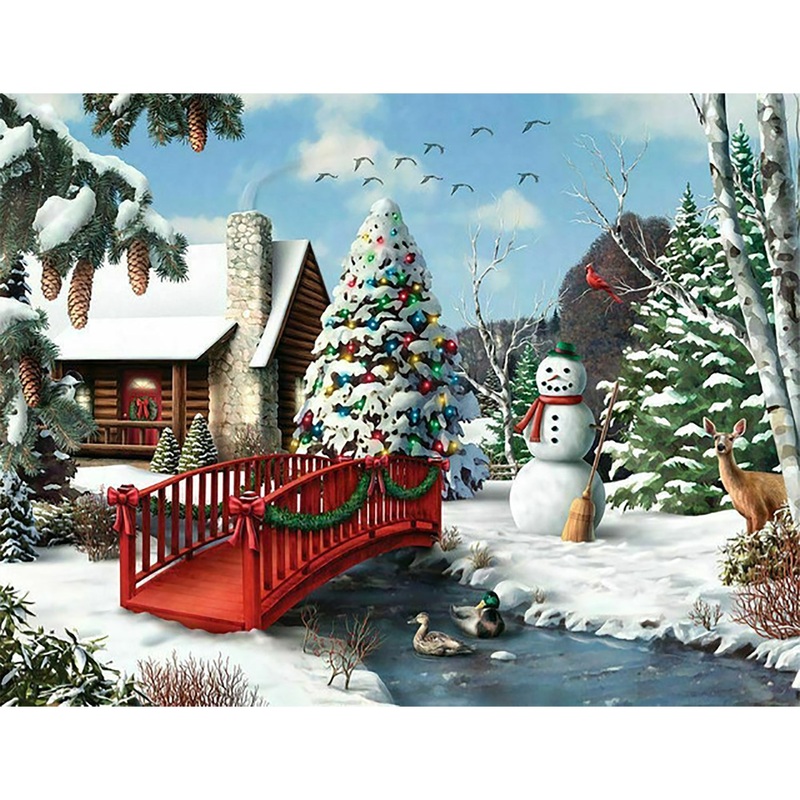 Winter’s Home 500-Piece Puzzle 34-01604