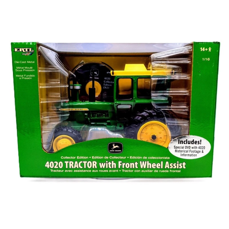 1/16 John Deere 4020 Tractor W/ Front Wheel Assist Collector Edition