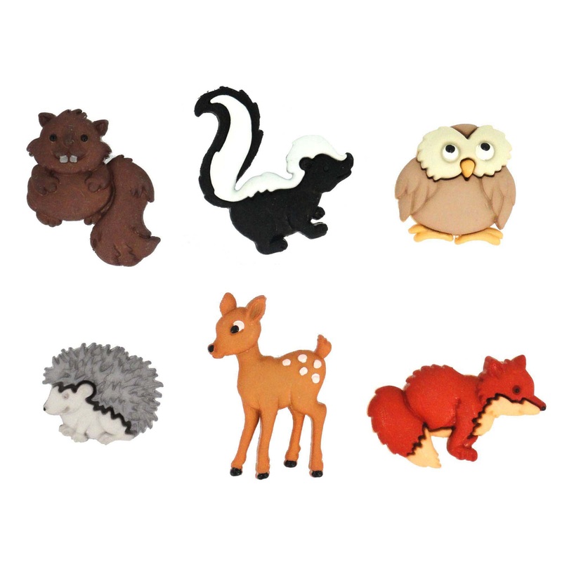 Buttons Forest Babies 6547