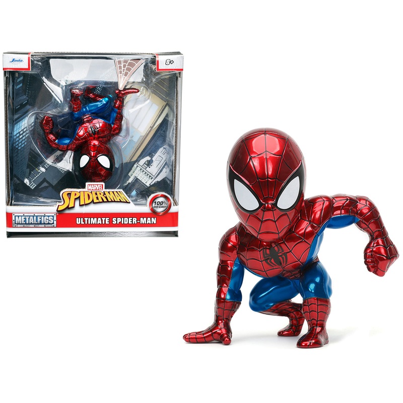 Ultimate Spider-Man 5″ Diecast Figure “Marvel’s Spider-Man” “Metalfigs” Series by Jada