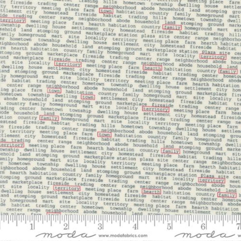 Vintage Collection Town News Cotton Fabric 55654 Cream