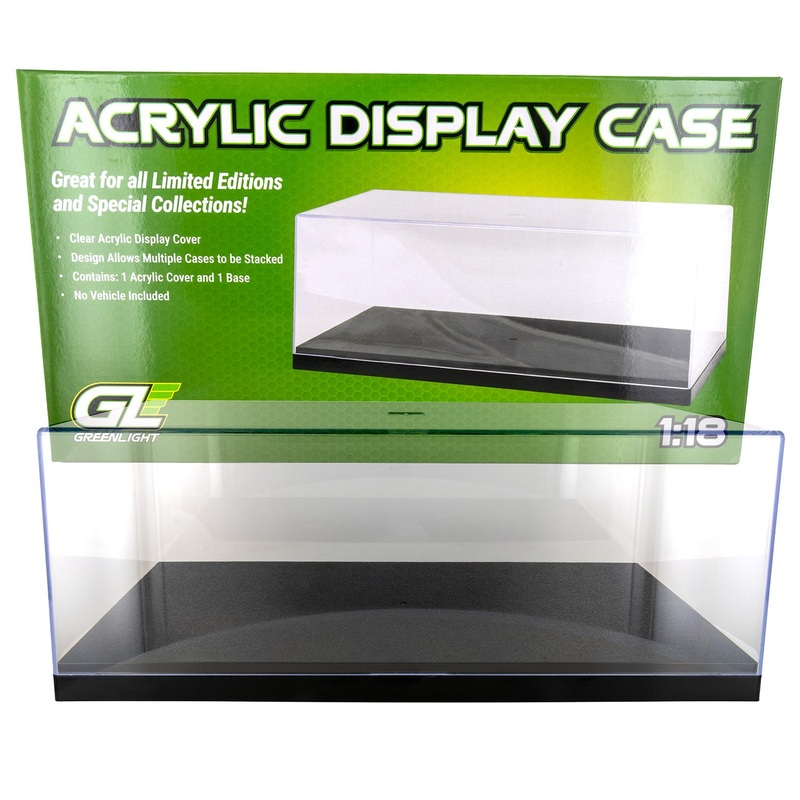 1/18 Scale Single Acrylic Diecast Car Display Case – 13.5 x 7 x 5″