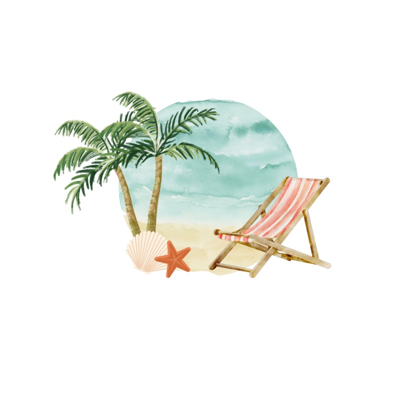 Beach Sticker S044