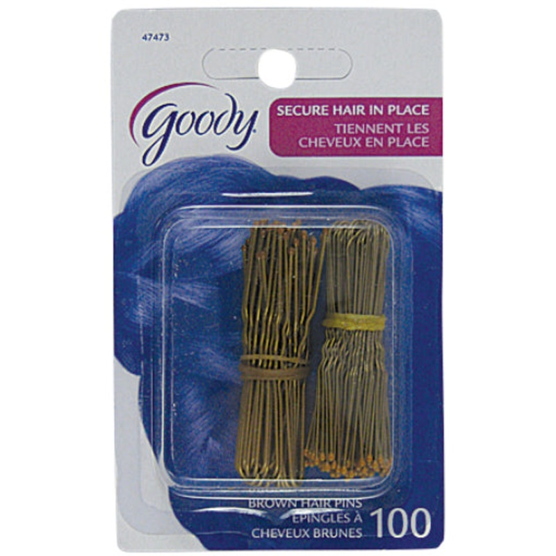 Brown Hair Pins 090135 100-Count