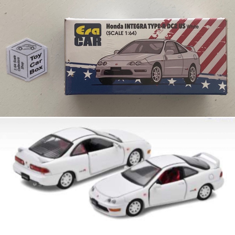 ERA CAR – Honda Integra Type R DC2 US (1:64 Scale – White – Boxed) J92g