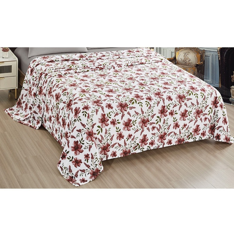 Rayla Floral Print Blanket Queen