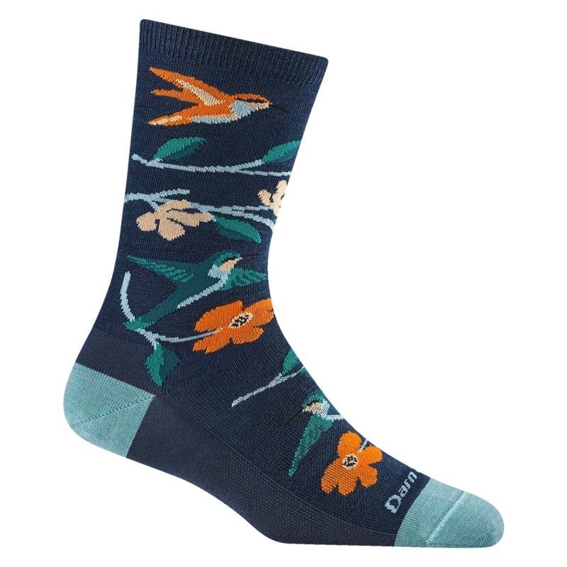 Women’s Birds of a Feather Crew Lightweight Lifestyle Sock 6121 Midnight Medium
