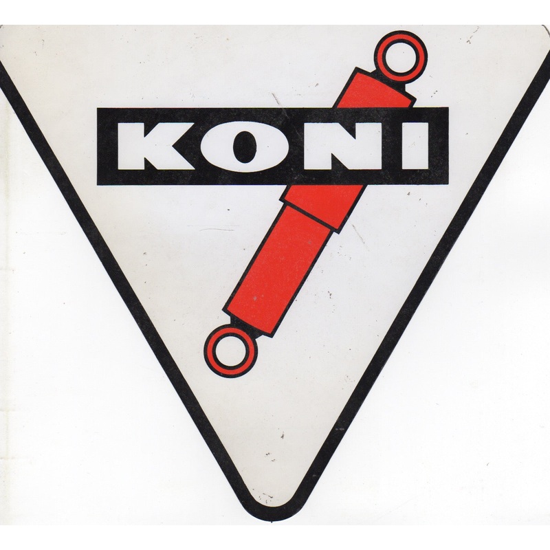 Koni Shock Absorbers Sponsorship Sticker (Large)