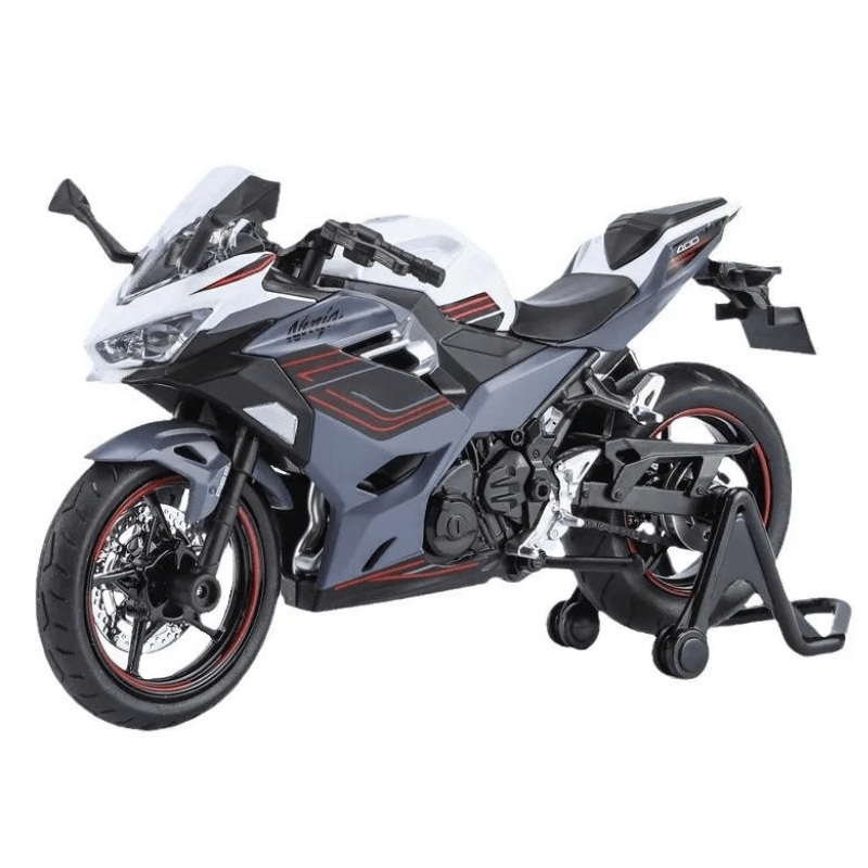 1/12 Scale Kawasaki Ninja 400 Alloy Model Gray