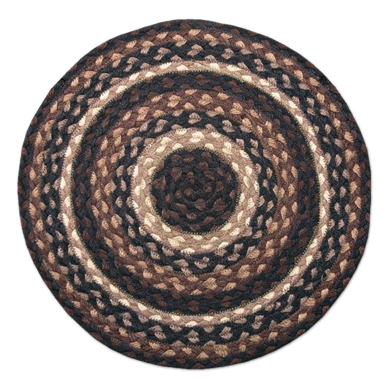Braided Jute Chair Pad CH Mocha