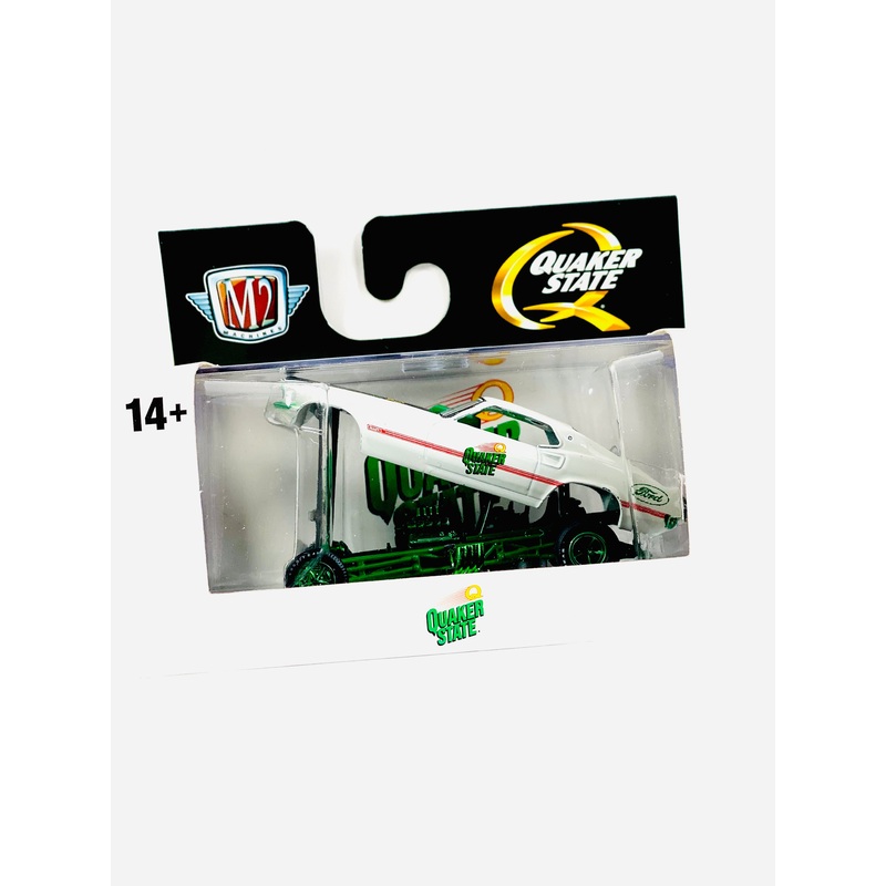 M2 Machines Auto-thentics Quaker State 1969 Ford Mustang Funny Car Chase