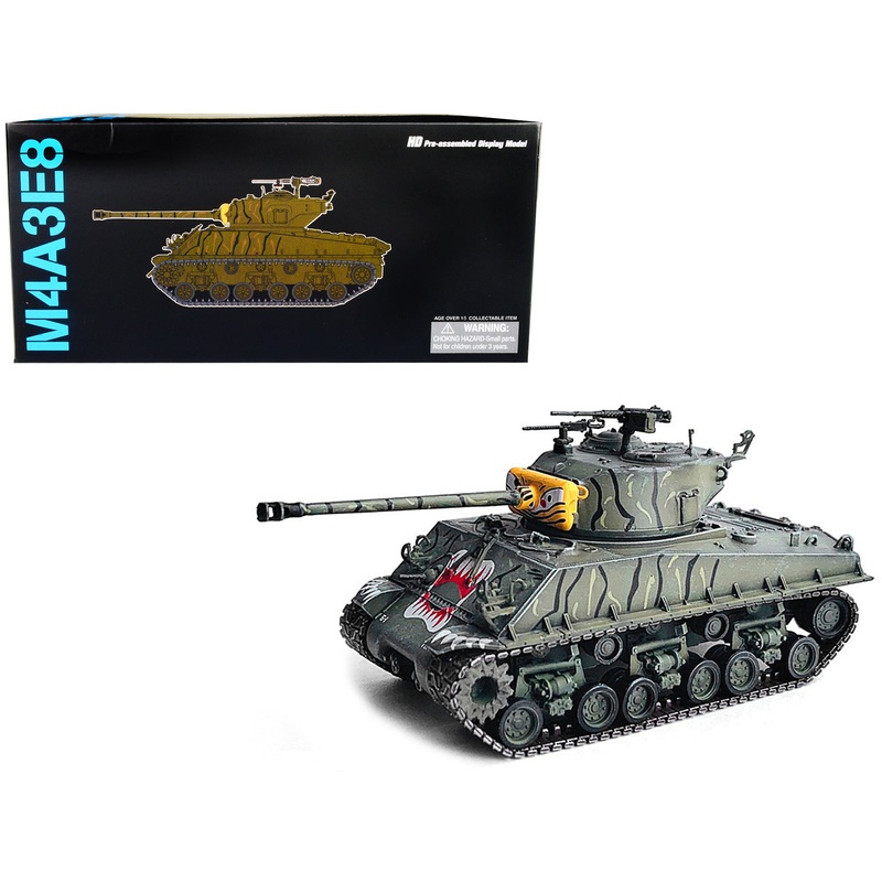 United States M4A3E8 Sherman “Tiger Face” Tank “24th Infantry Div. Han River Korea” (1951) “NEO Dragon Armor” Series 1/72 Plastic Model by Dragon Models