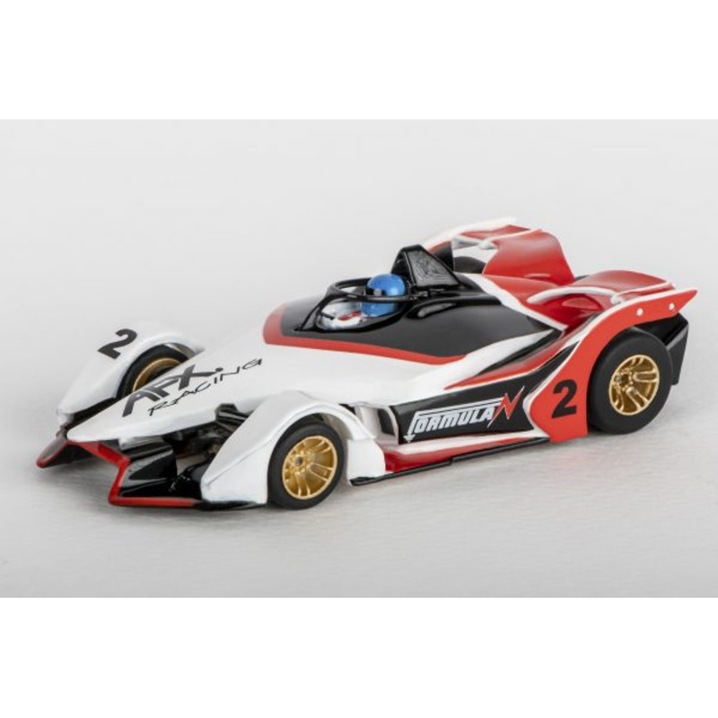 AFX Mega G+ Formula N Blk/Red/White HO Scale Slot Car