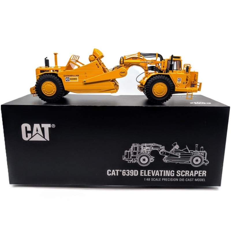1/48 Caterpillar 639D Elevating Scraper – CCM – Diecast