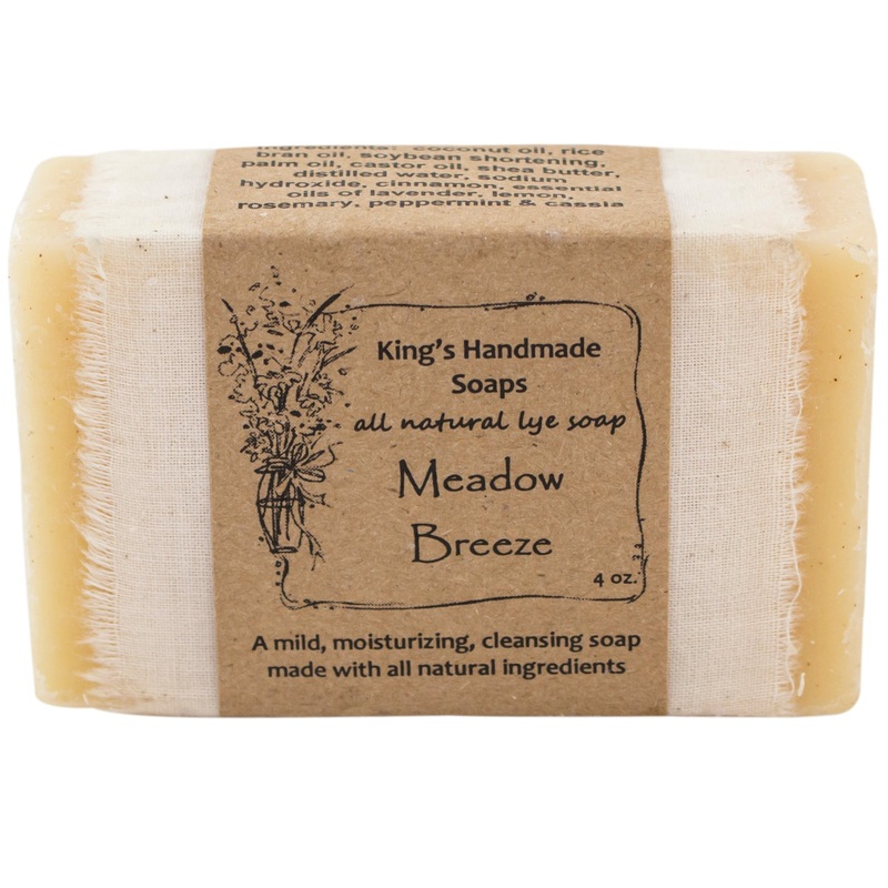King’s handmade All Natural Meadow Breeze Lye Bar soap 07438120