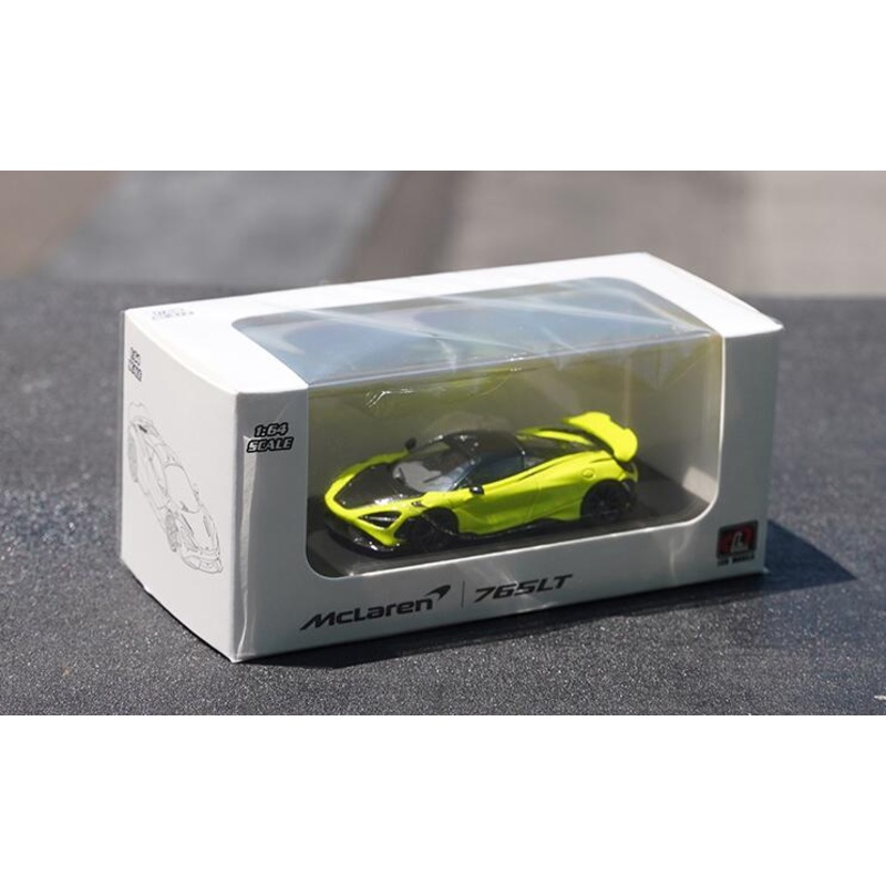 1:64 LCD McLaren 765 LT alloy car model McLaren diecast scale racing car model for gift, collection