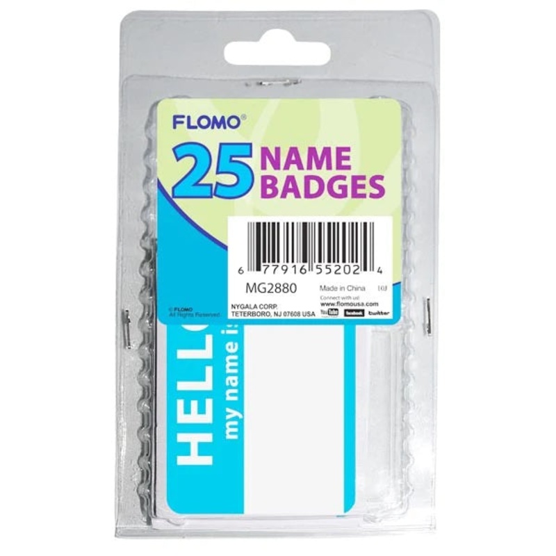 25 Name Badges MG2880