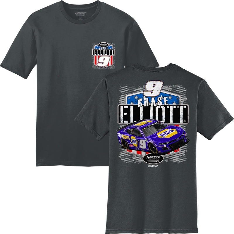 Chase Elliott 2025 NAPA Charcoal T-Shirt Gray L