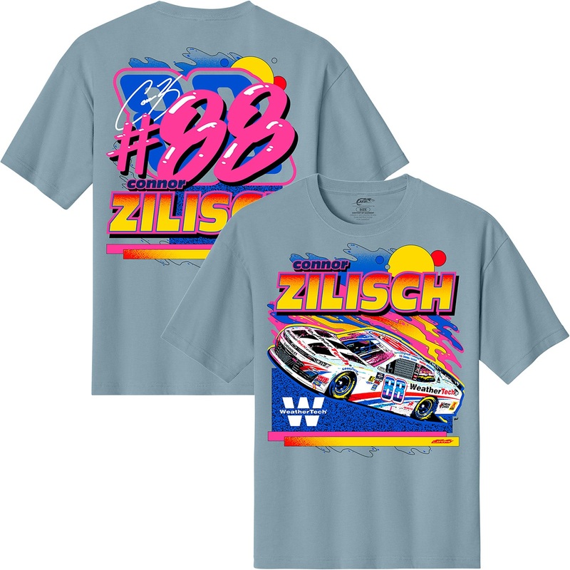 Connor Zilisch 2025 WeatherTech Vintage Denim 2-Spot T-Shirt Blue S