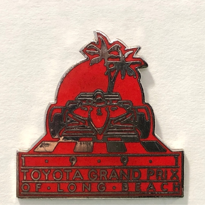 CART 1991 Long Beach Toyota Grand Prix Vintage Lapel Pin