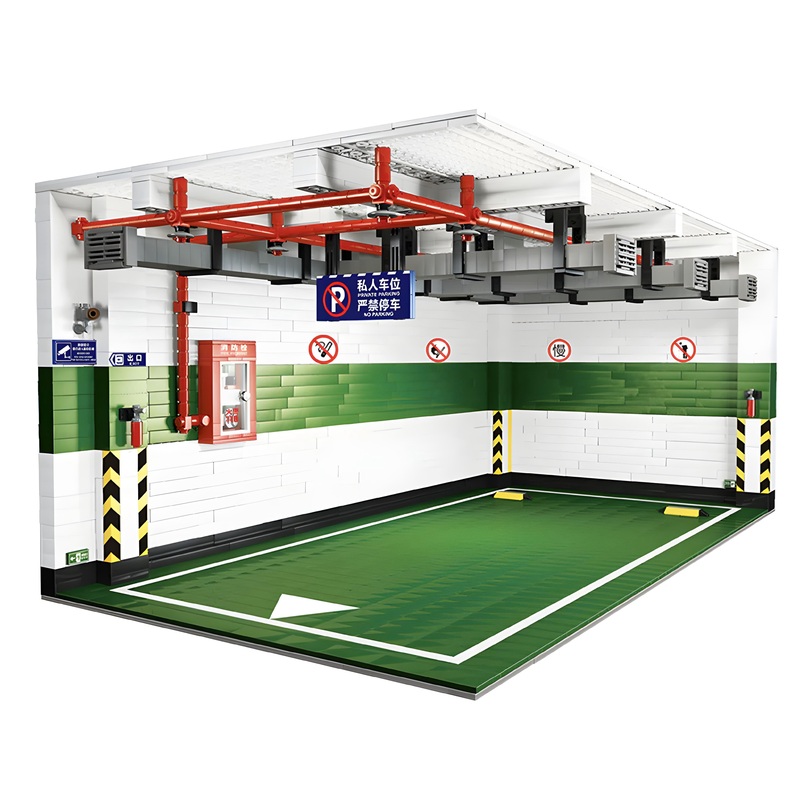 1:8 Scale Car Park | 2436pcs
