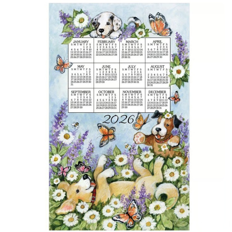 2026 Calendar Towels