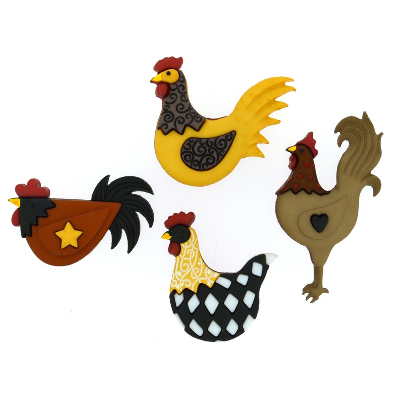 Buttons Hen House 8295