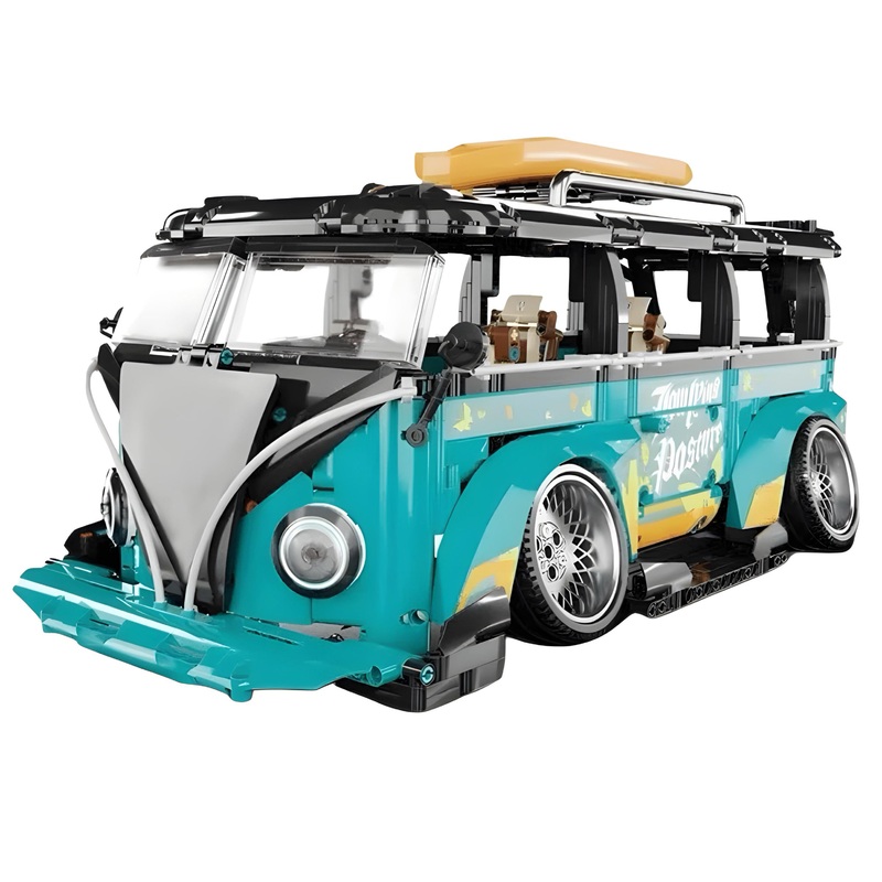 Stanced Classic Campervan | 2549pcs Non-Remote Controlled