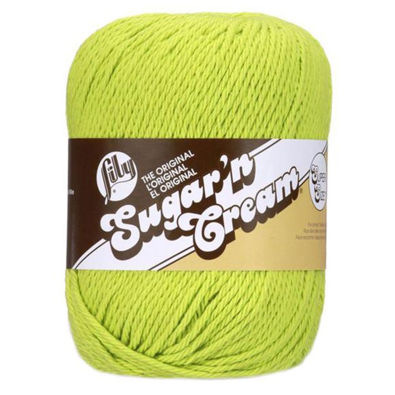 Sugar ‘N Cream Yarn Solids Super Size 4 oz 102018 White