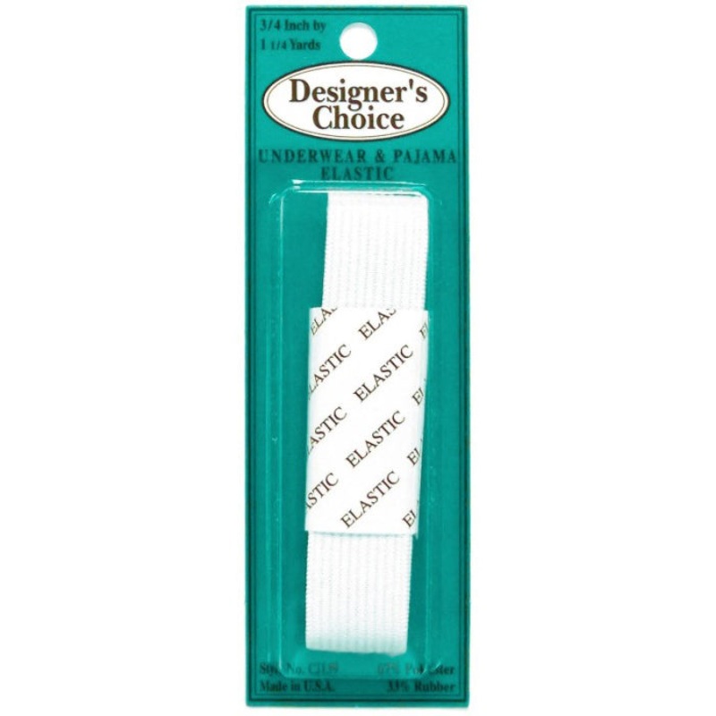 Underwear & Pajama Elastic CJ 3/4-inch x 1.25 yards