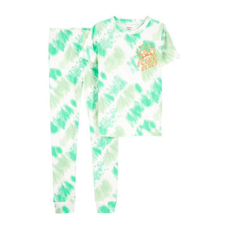 Boys’ 2-Piece Tie-Dye Cotton Pajamas 3R166310 4