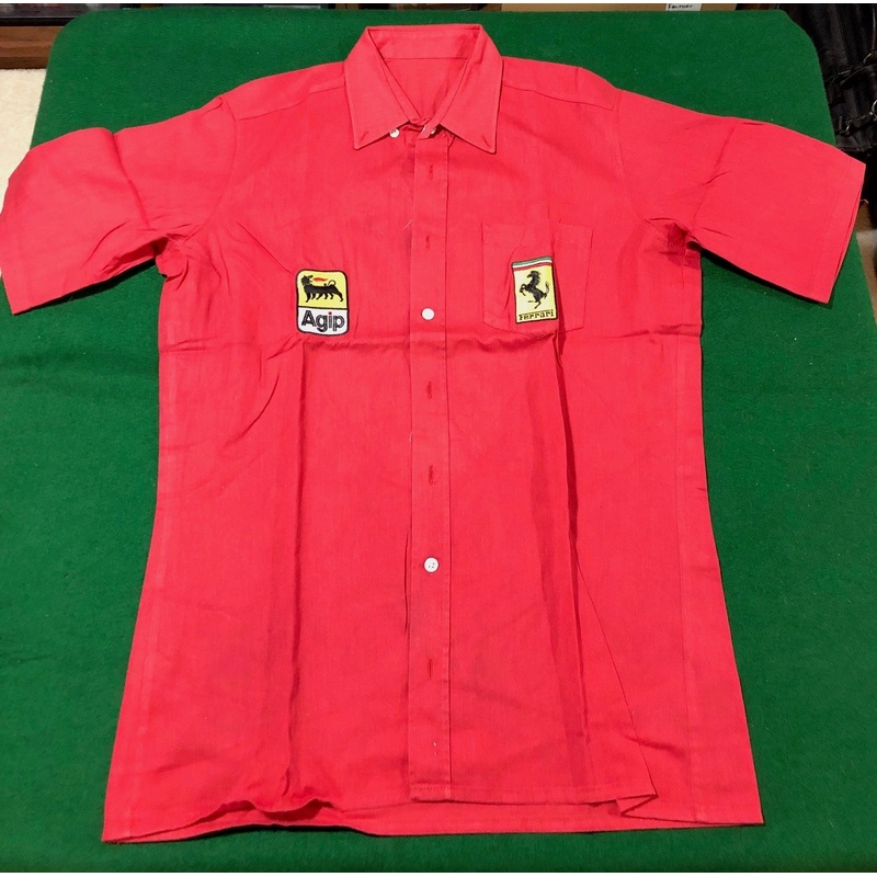 Ferrari F1 Team Shirt Agip Red by Hugo Boss (Rio Sheraton bag) (057)