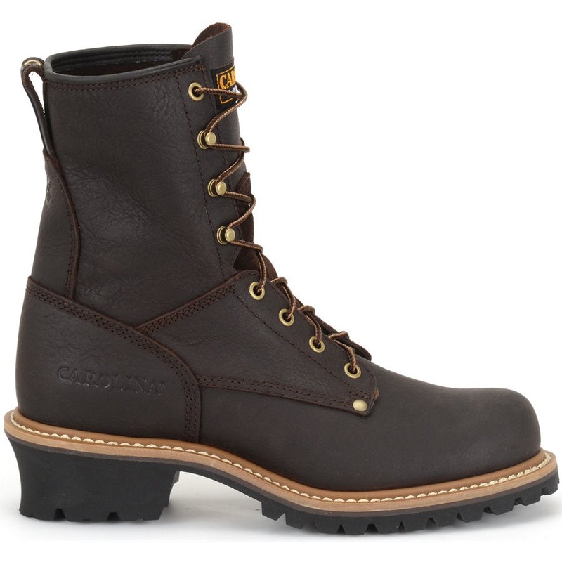 Men’s 8 inch Elm Steel Toe Logger Work Boots 1821 8.5 D