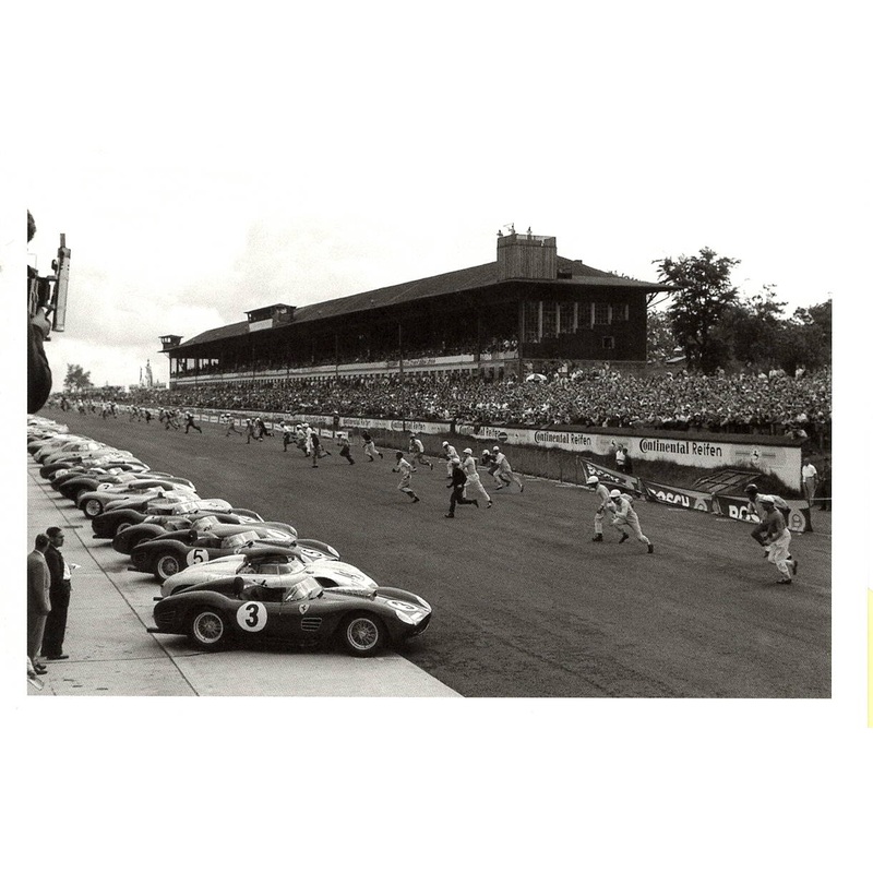 Nurburgring 1000 Km 1959 Start – Jesse Alexander Postcard