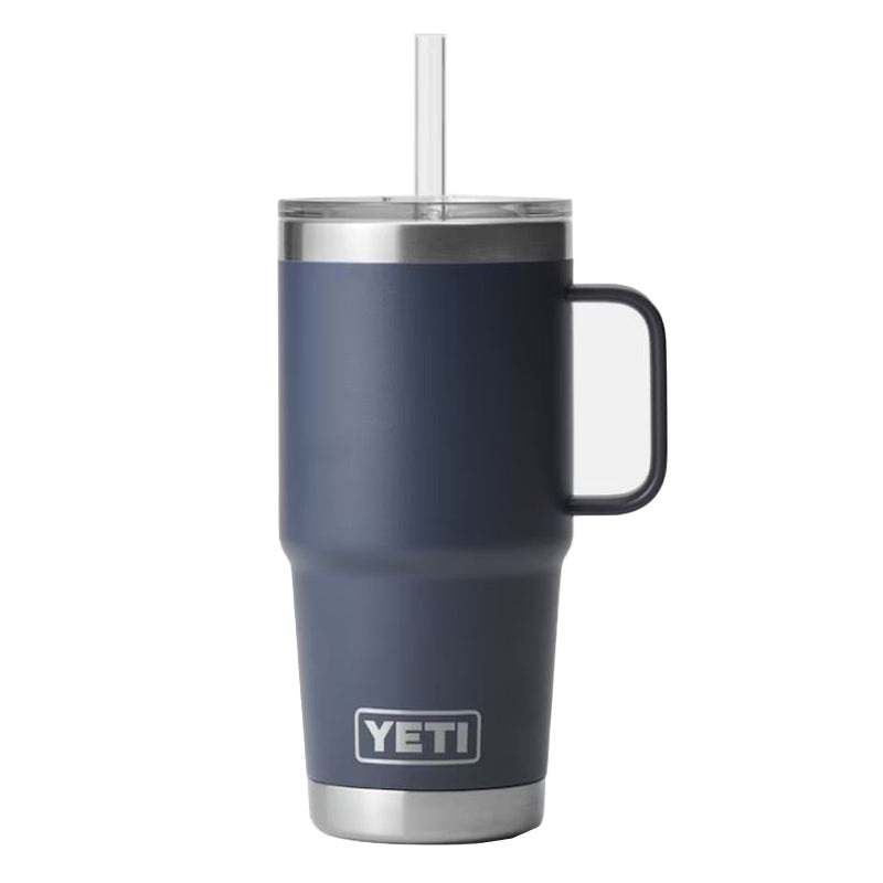 Rambler 25 oz Travel Mug with Handle Navy