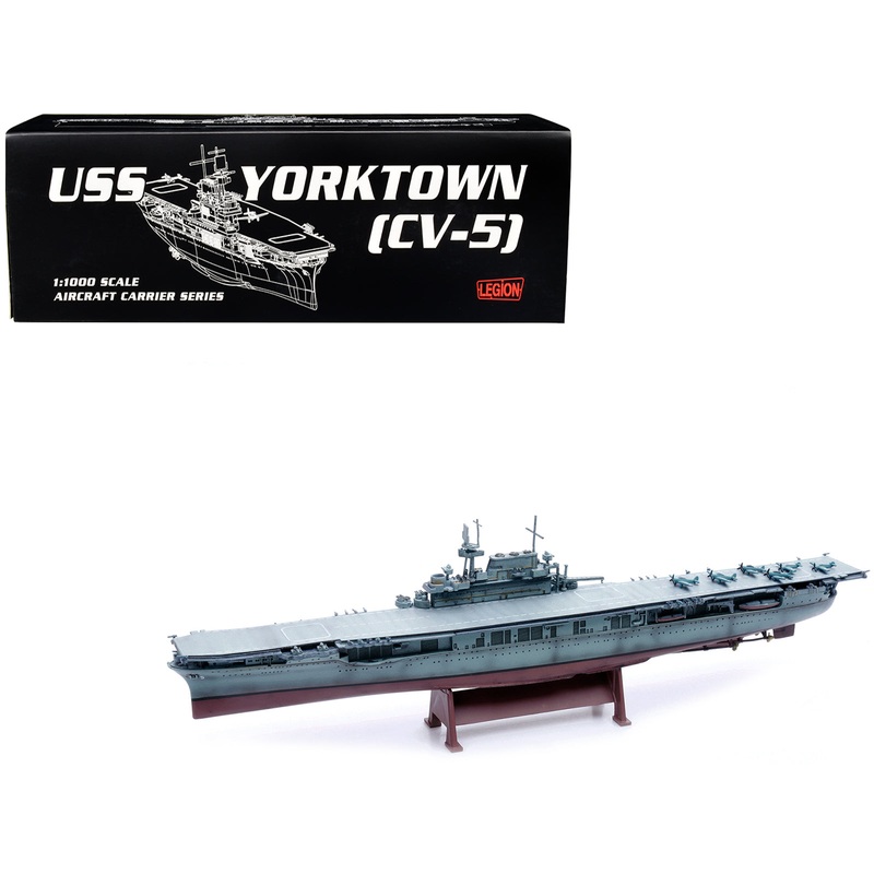 USS Yorktown (CV-5) Aircraft Carrier “US Navy” World War II 1/1000 Diecast Model by Legion
