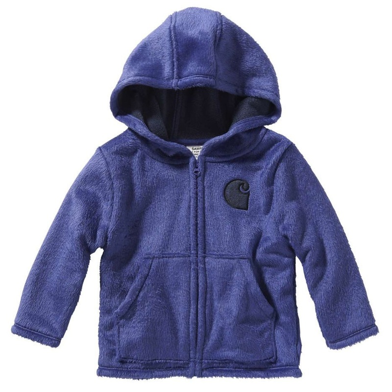 Baby Girl Hooded Fleece Jacket CP9561- Infant and Toddler Sizes Grape 12MO