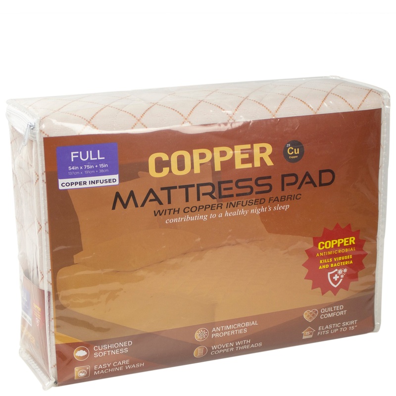 Copper Infused Mattress Pad MFU Twin