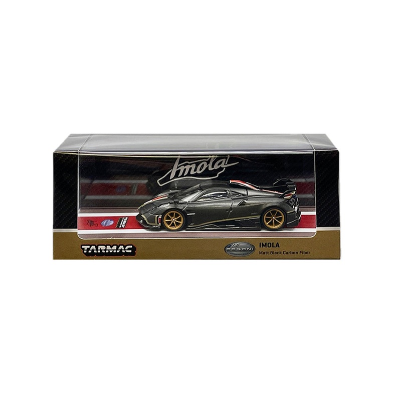 Tarmac Works 1:64 Pagani Imola Limited Edition  Matt Black Carbon Fiber