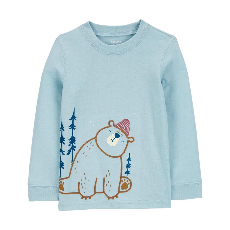 Toddler Winter Bear Graphic Long-Sleeve Tee 2S012710 2T