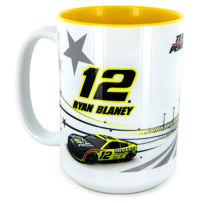 Ryan Blaney Menards #12 Coffee Mug 15oz With Color Interior