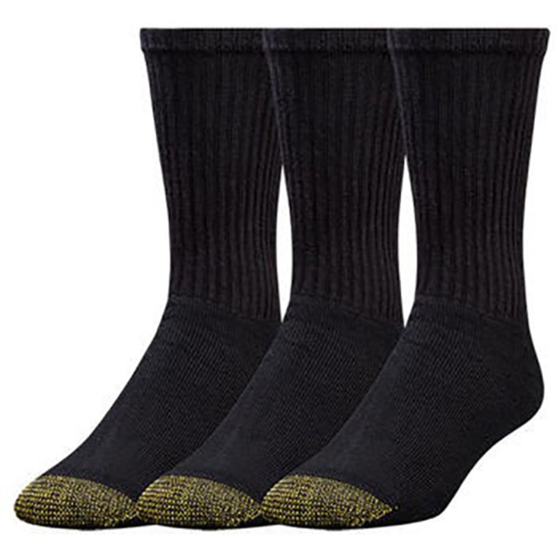 3-Pack Men’s Performance Crew Socks 2187S Black